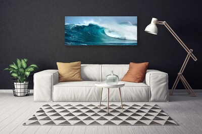 Canvas Kunstdruck Welle Landschaft