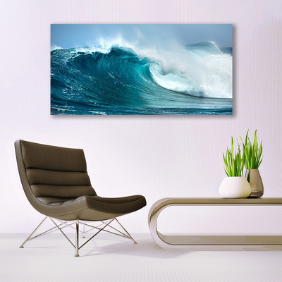 Canvas Kunstdruck Welle Landschaft