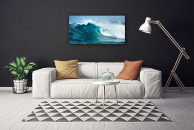 Canvas Kunstdruck Welle Landschaft