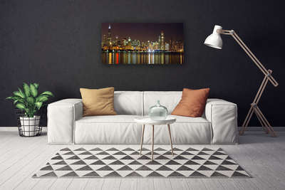 Canvas Kunstdruck Stadt Gebäude