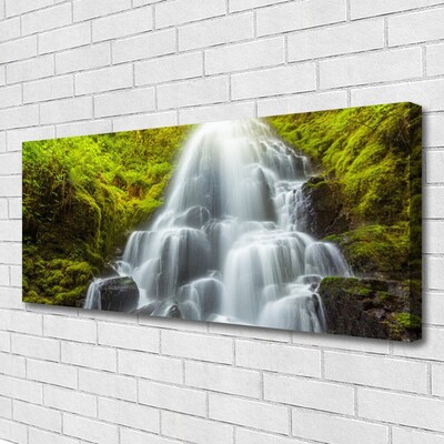 Canvas Kunstdruck Wasserfall Natur