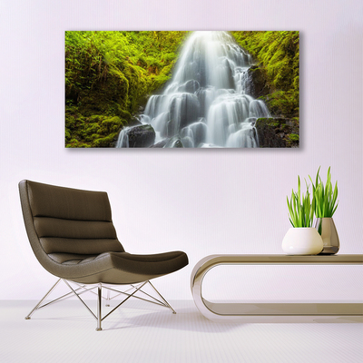 Canvas Kunstdruck Wasserfall Natur