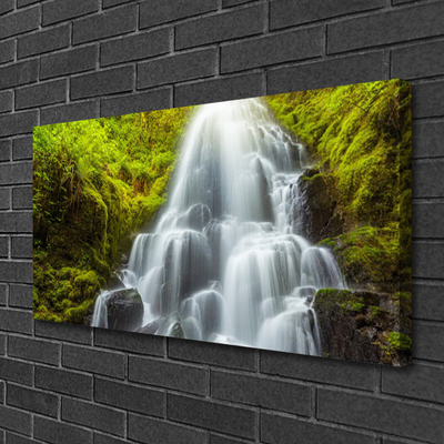 Canvas Kunstdruck Wasserfall Natur