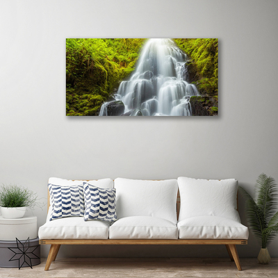 Canvas Kunstdruck Wasserfall Natur