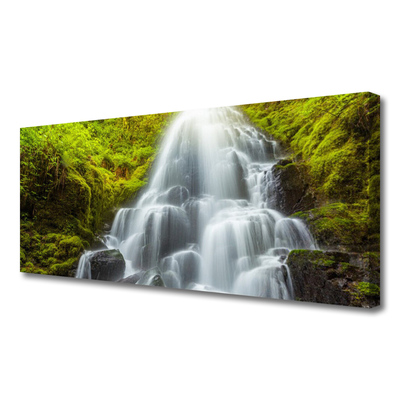 Canvas Kunstdruck Wasserfall Natur