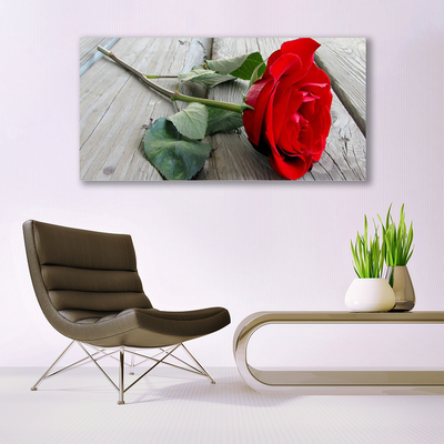 Canvas Kunstdruck Rose Pflanzen