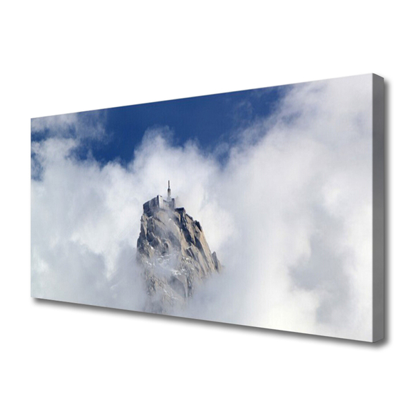 Canvas Kunstdruck Gebirge Wolken Landschaft