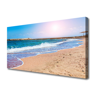 Canvas Kunstdruck Meer Strand Landschaft