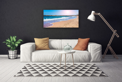 Canvas Kunstdruck Meer Strand Landschaft