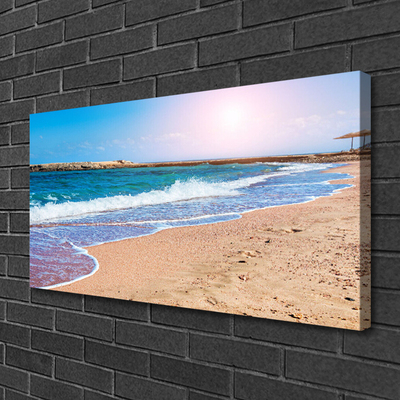 Canvas Kunstdruck Meer Strand Landschaft