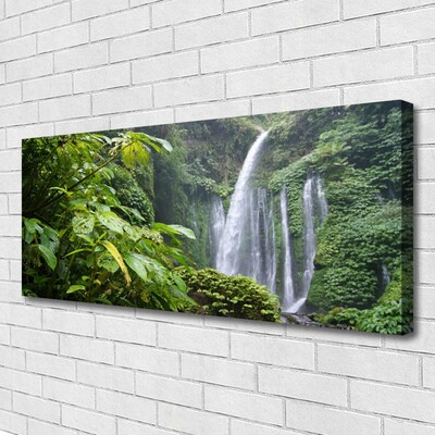 Canvas Kunstdruck Wasserfall Natur