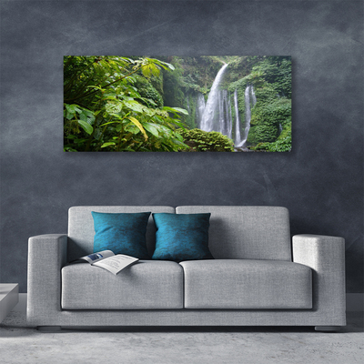 Canvas Kunstdruck Wasserfall Natur