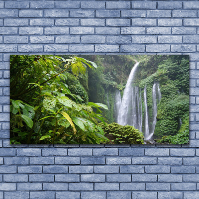 Canvas Kunstdruck Wasserfall Natur