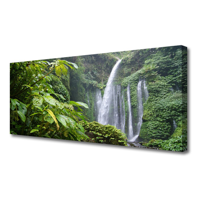 Canvas Kunstdruck Wasserfall Natur