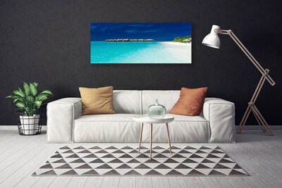 Canvas Kunstdruck Meer Strand Landschaft