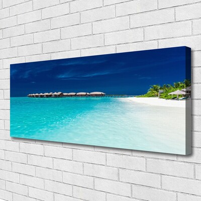 Canvas Kunstdruck Meer Strand Landschaft