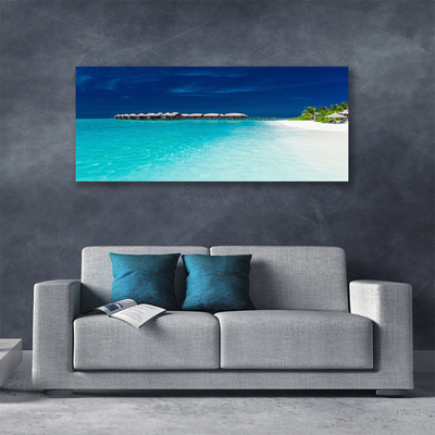 Canvas Kunstdruck Meer Strand Landschaft