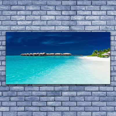 Canvas Kunstdruck Meer Strand Landschaft