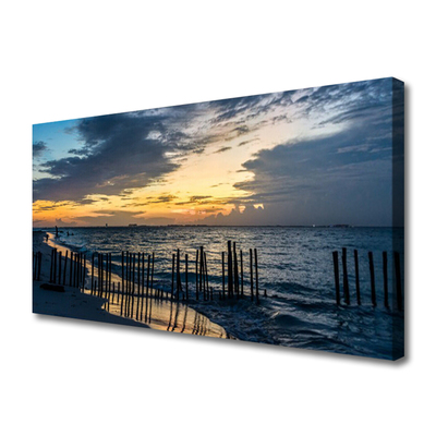 Canvas Kunstdruck Meer Strand Landschaft