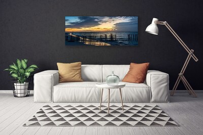 Canvas Kunstdruck Meer Strand Landschaft