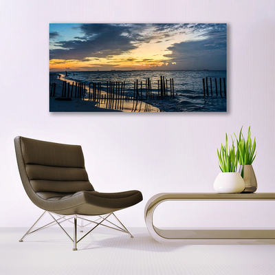 Canvas Kunstdruck Meer Strand Landschaft