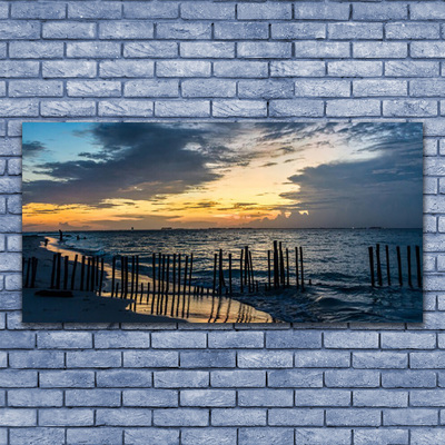 Canvas Kunstdruck Meer Strand Landschaft