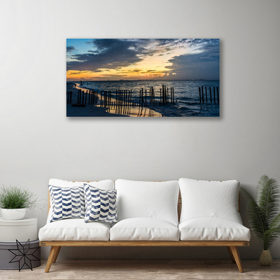 Canvas Kunstdruck Meer Strand Landschaft