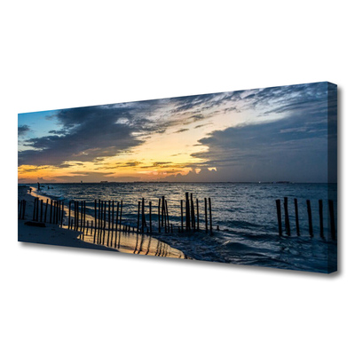 Canvas Kunstdruck Meer Strand Landschaft