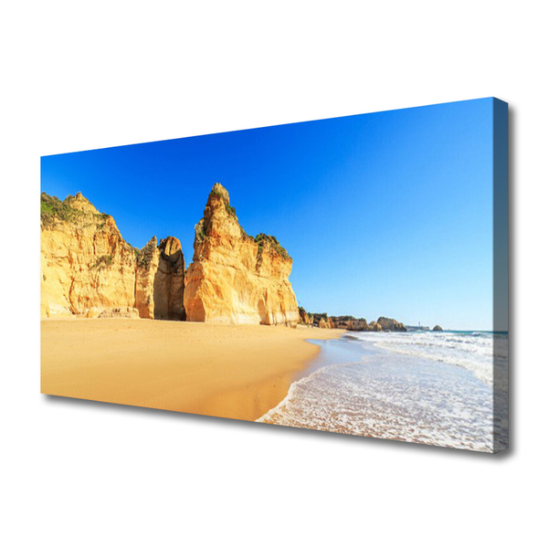 Canvas Kunstdruck Meer Strand Landschaft