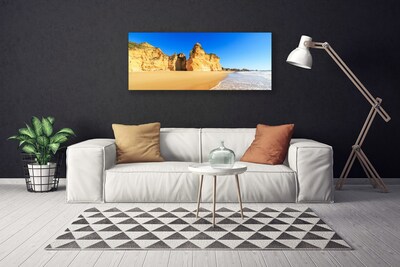 Canvas Kunstdruck Meer Strand Landschaft