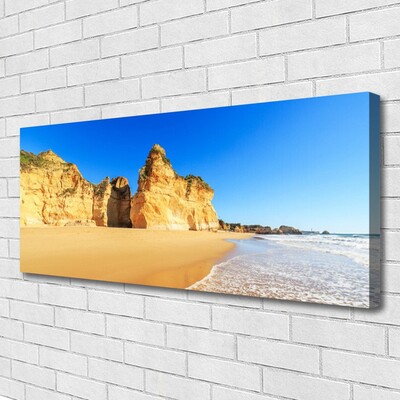 Canvas Kunstdruck Meer Strand Landschaft