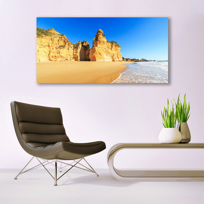 Canvas Kunstdruck Meer Strand Landschaft