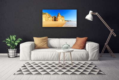 Canvas Kunstdruck Meer Strand Landschaft