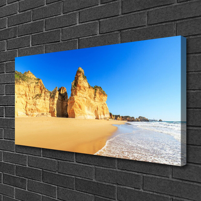 Canvas Kunstdruck Meer Strand Landschaft