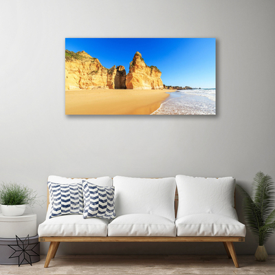 Canvas Kunstdruck Meer Strand Landschaft