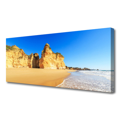 Canvas Kunstdruck Meer Strand Landschaft