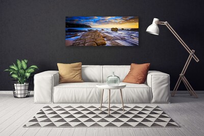 Canvas Kunstdruck Strand Landschaft