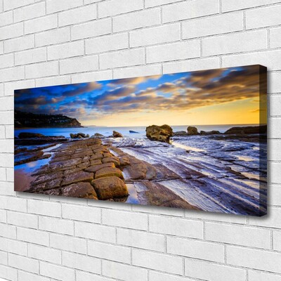 Canvas Kunstdruck Strand Landschaft