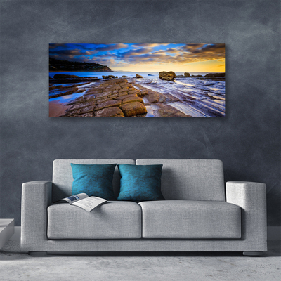 Canvas Kunstdruck Strand Landschaft