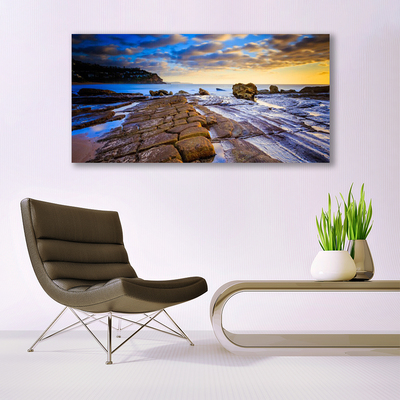 Canvas Kunstdruck Strand Landschaft