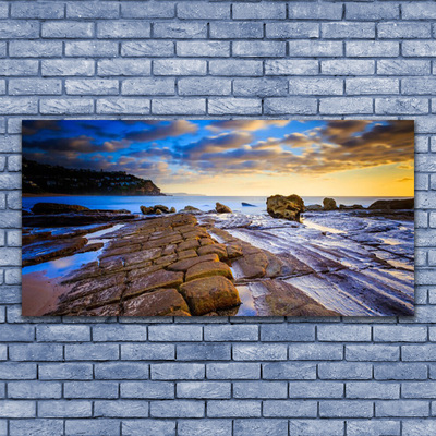 Canvas Kunstdruck Strand Landschaft