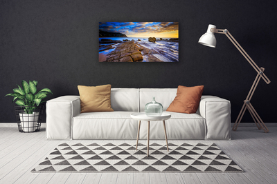 Canvas Kunstdruck Strand Landschaft