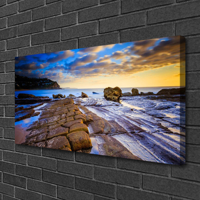 Canvas Kunstdruck Strand Landschaft