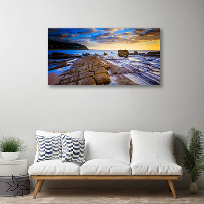 Canvas Kunstdruck Strand Landschaft