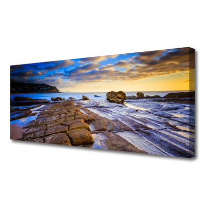 Canvas Kunstdruck Strand Landschaft