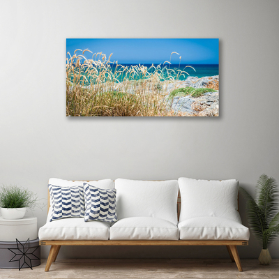 Canvas Kunstdruck Strand Landschaft