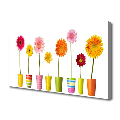 Canvas Kunstdruck Blumen Pflanzen