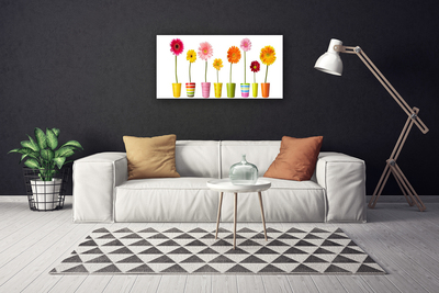 Canvas Kunstdruck Blumen Pflanzen