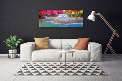 Canvas Kunstdruck Wasserfall Natur