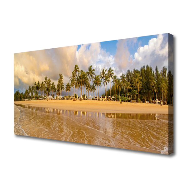 Canvas Kunstdruck Strand Landschaft